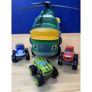 Blaze And The Monster Machines Monster Copter Swoops Helicopter Mattel Lot